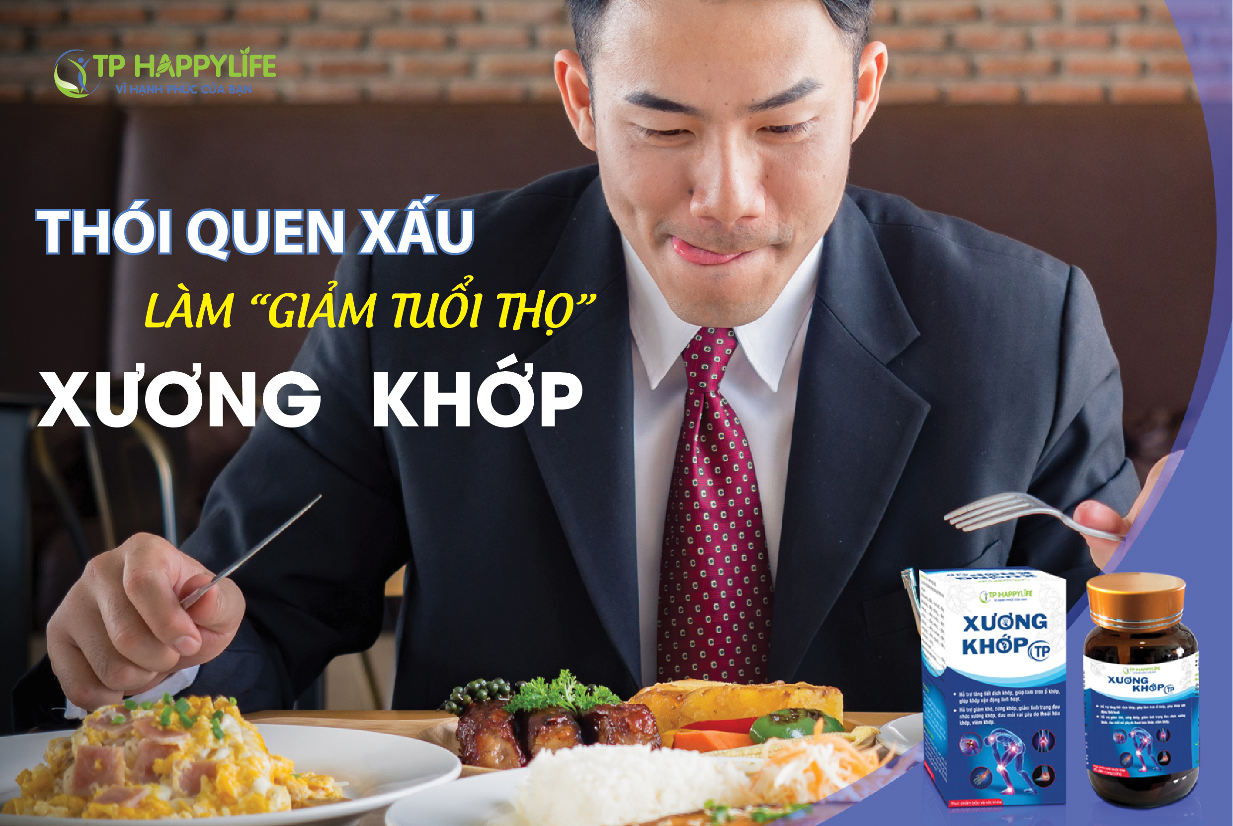 Thói quen xấu làm giảm “tuổi thọ” xương khớp.