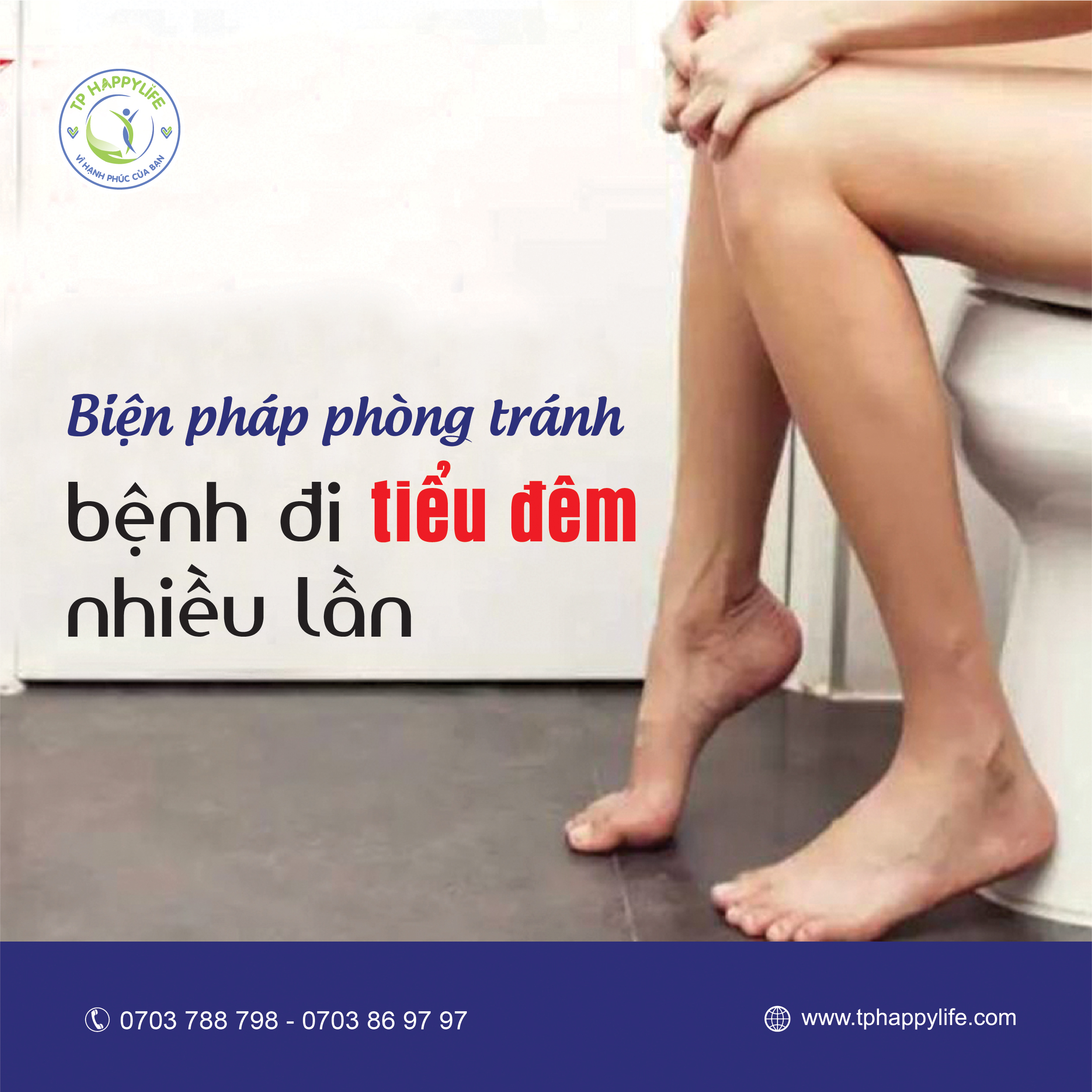 Mách bạnh cách phòng tránh đi tiểu đêm nhiều lần.