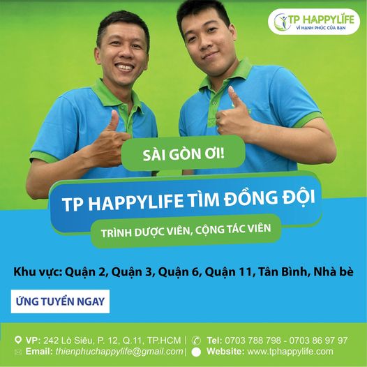 TP HAPPYLIFE cần tìm đồng đội về team.