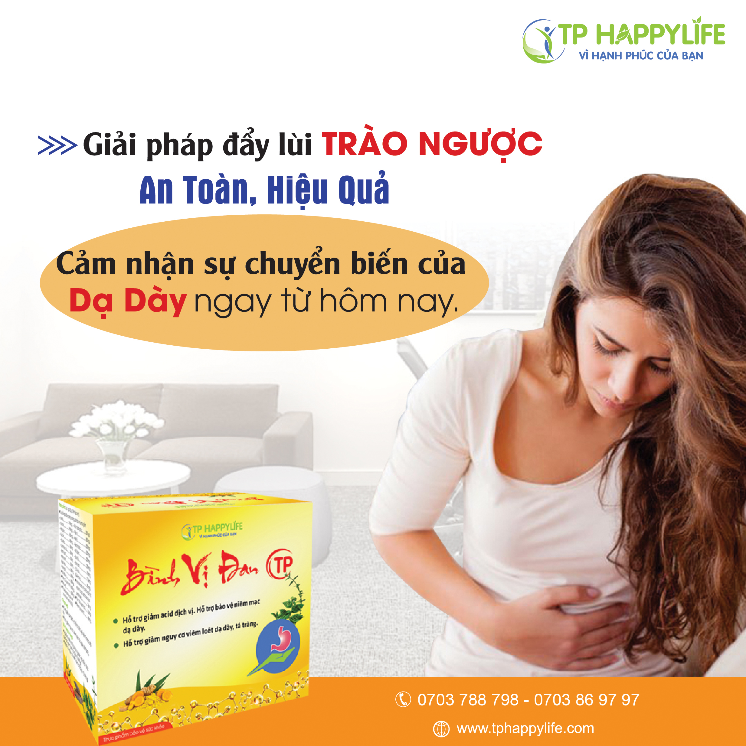 Cảm nhận sự chuyển biến của dạ dày ngay từ hôm nay.