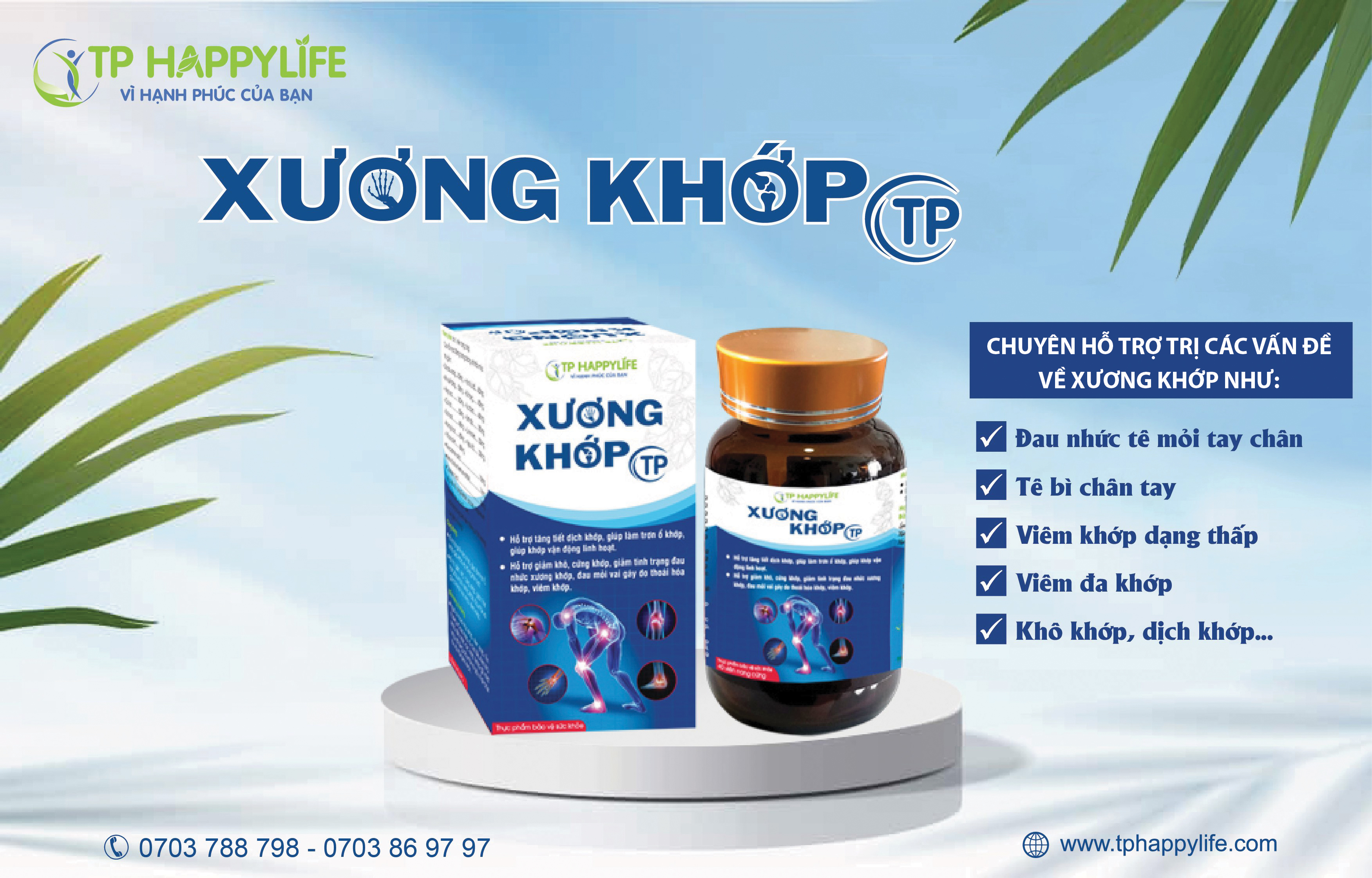 Chuyên hỗ trợ điều trị các vấn đề về xương khớp