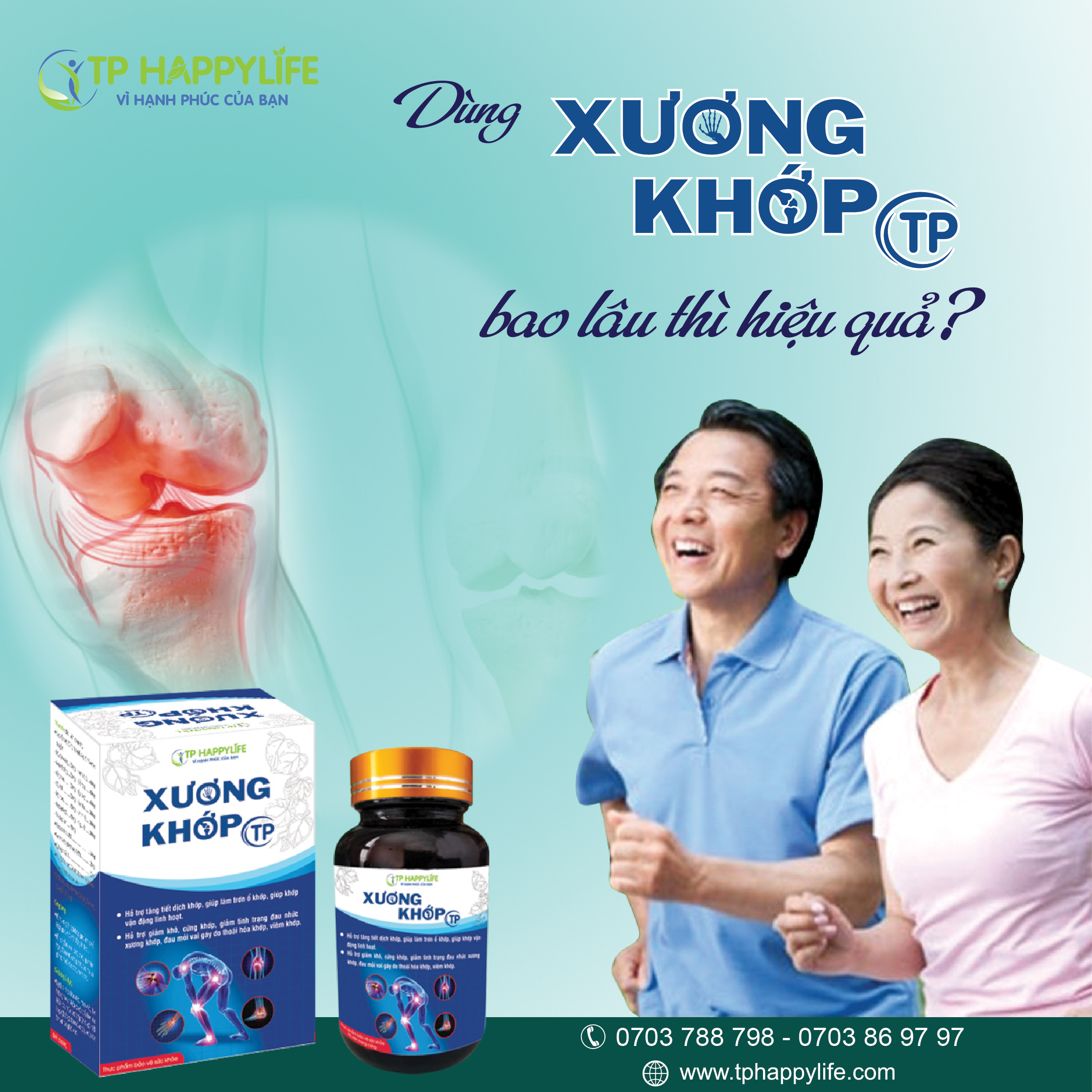 Sử dụng Xương Khớp TP bao lâu thì hiệu quả?