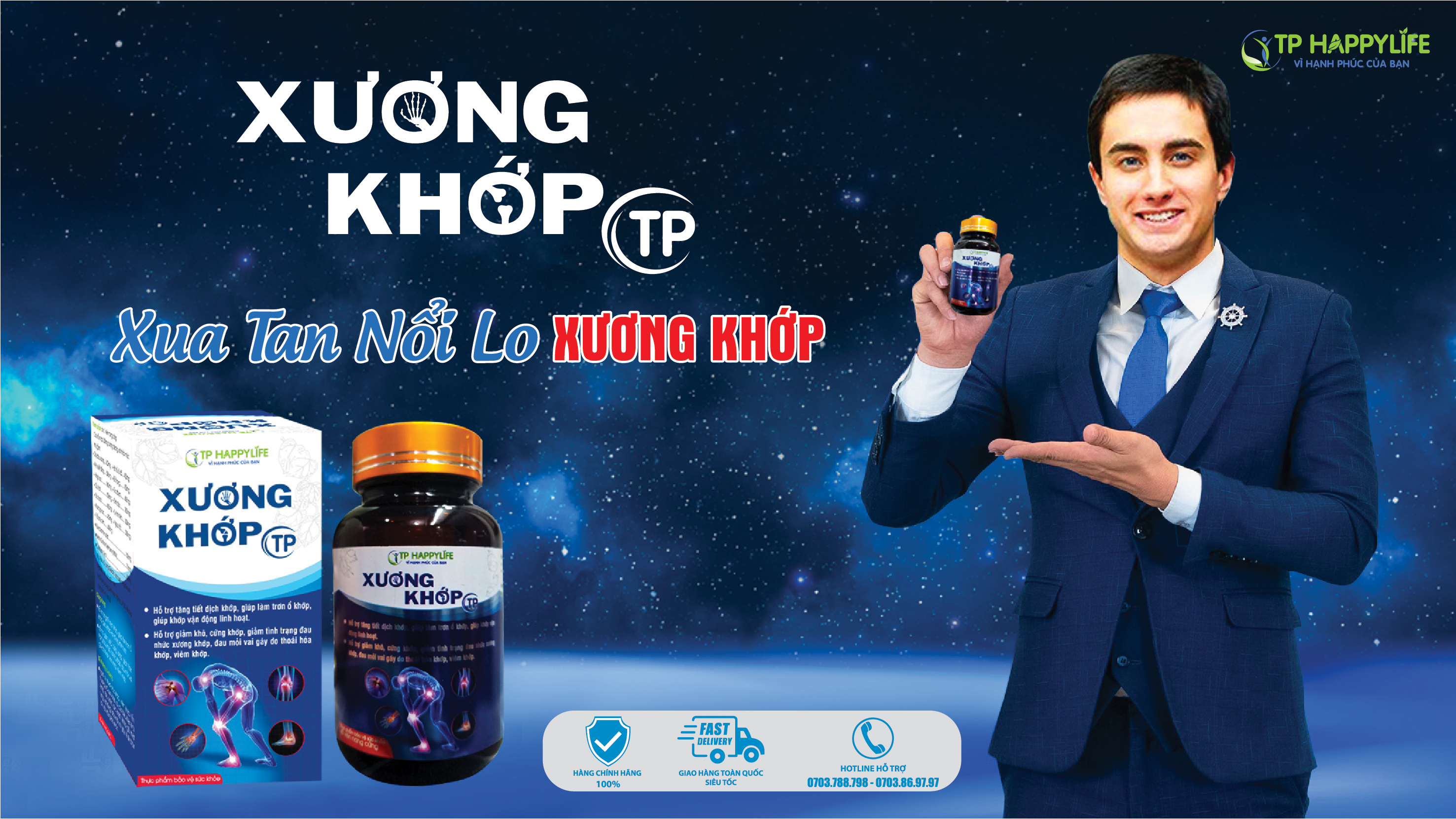 Xương Khớp TP – Xua tan nỗi lo đau nhức xương khớp.